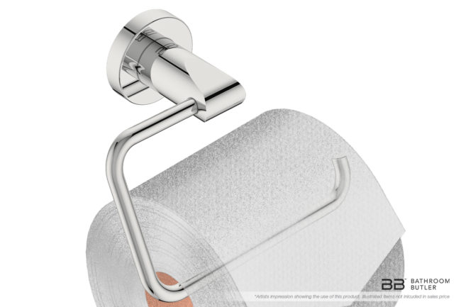 Toilet Paper Holder 8202 showing artists impression of a toilet roll