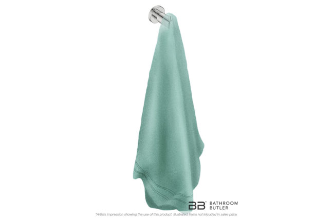 Single Robe Hook 8210 showing artists impression of a bath robe