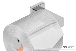 Toilet Paper Holder Left 8507 showing artists impression of a toilet roll