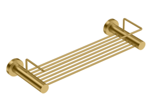 Shower Rack 4620 – Brushed Gold PVD - Bathroom Butler bathroom