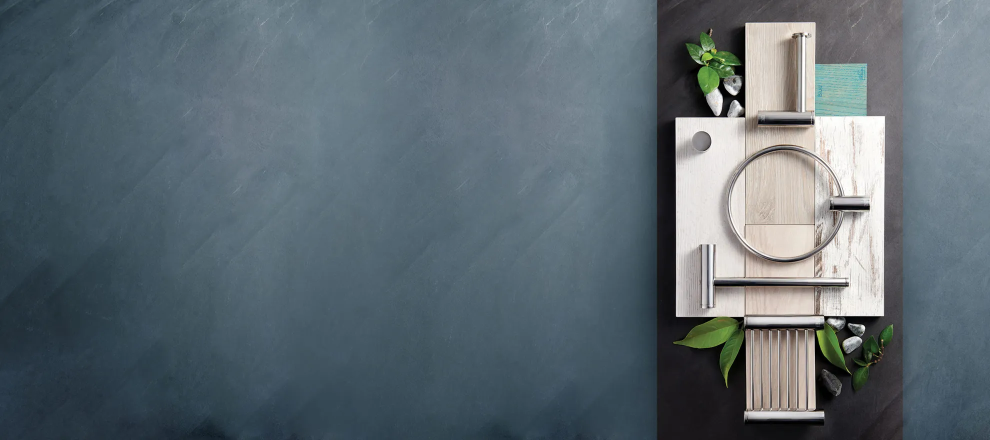 Our brand Bathroom Butler AUS image with 4600 Series bathroom accessories mood board