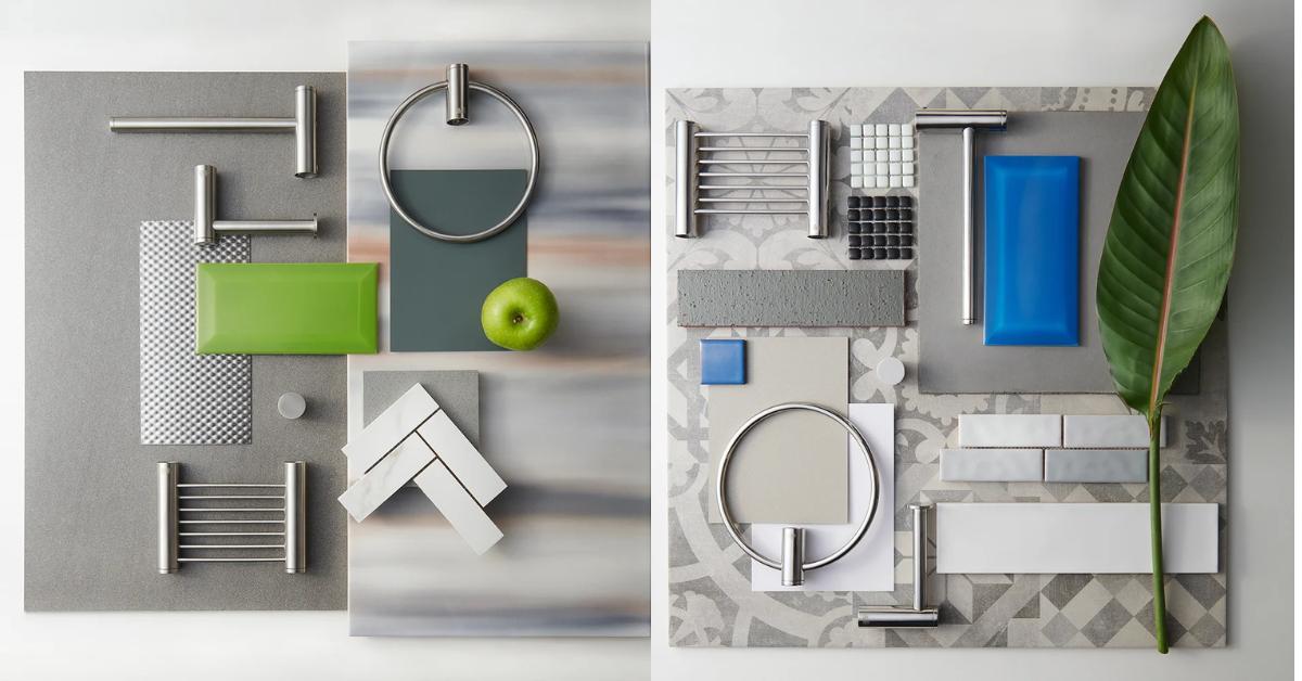 Mood boards for a bathroom remodel