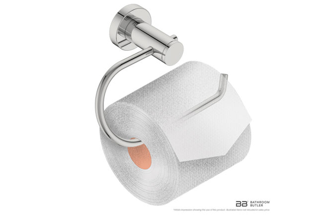 Toilet Paper Holder 4602 showing artists impression of a toilet roll