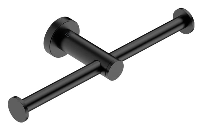 Toilet Paper Holder Double 4606 – Matte Black - Bathroom Butler bathroom accessories