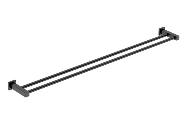 Double Towel Bar 1100mm/43inch 8588 - Matte Black Stainless Steel - Bathroom Butler bathroom accessories
