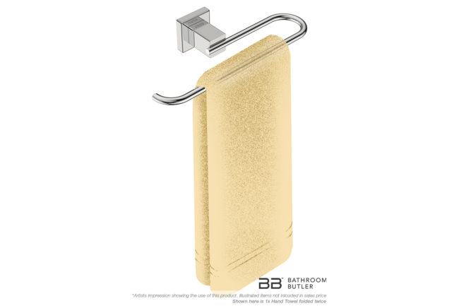 Towel Ring 8641 showing artists impression of a hand towel
