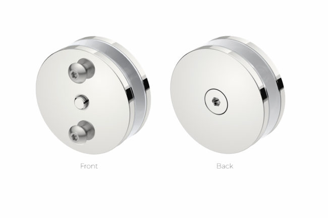Glass Mounting 1005 front and back views