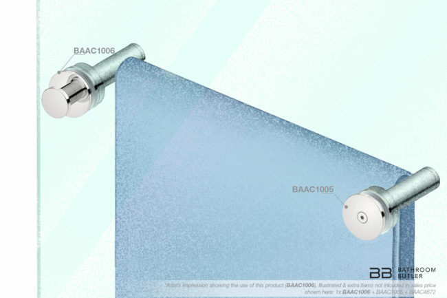Glass Mounting 1006 with towel bar sketch