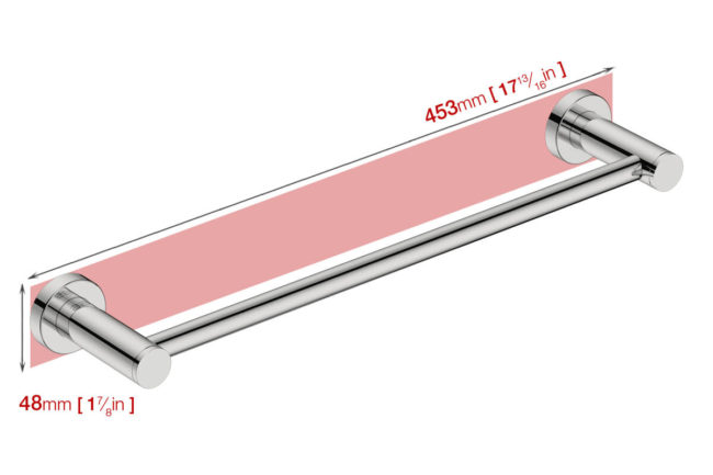 Single Towel Bar 17in (4670) - Image 5