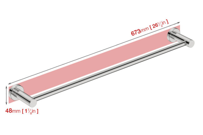 Single Towel Bar 25in (4672) - Image 7