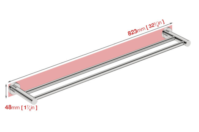 Double Towel Bar 32in (4685) - Image 7