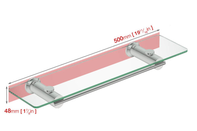 Glass Shelf 19.5in (5825) - Image 4