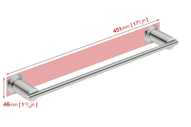 Single Towel Bar 17in (5870) - Image 5