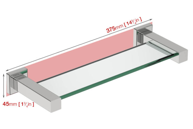 Glass Shelf 13in (8525) - Image 4