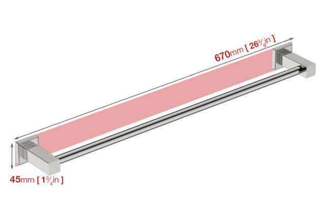 Single Towel Bar 25in (8572) - Image 7