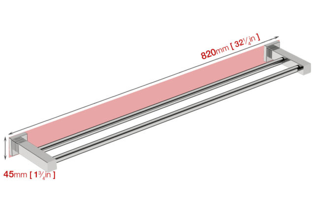Double Towel Bar 32in (8585) - Image 7