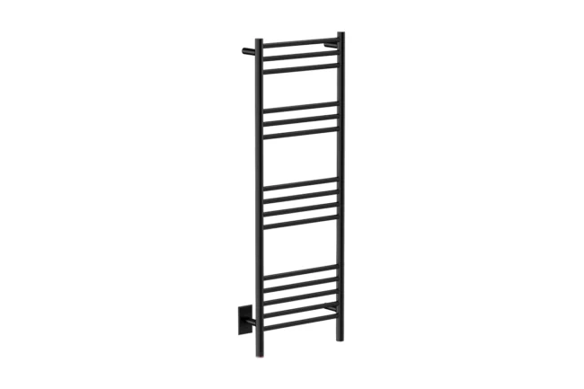 Bathroom Butler-NATURAL 15-Bar 17in STR-PTS - Matt Black
