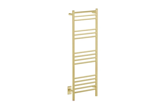 Bathroom Butler-NATURAL 15-Bar 17in STR-PTS - Brushed Champagne Gold