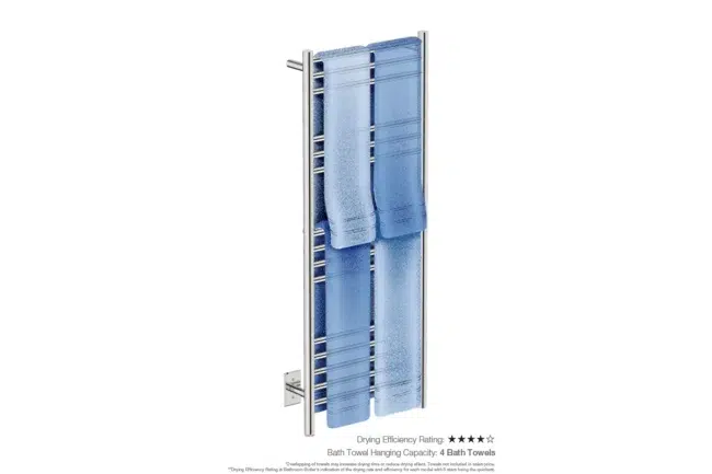 Bathroom Butler - NATURAL 15 Bar 20in STR-PTS-POLS - Four Sheets