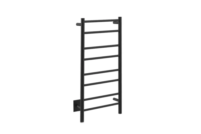 Bathroom Butler - NATURAL 8 Bar 17in PTS - Matte Black