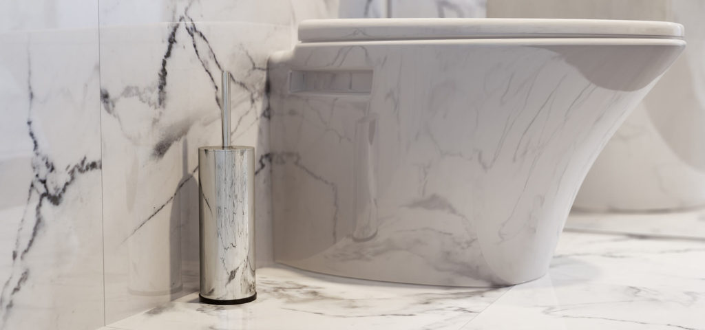 Impress guest with these five bathroom accessories - Toilet Brush & Holder 9136
