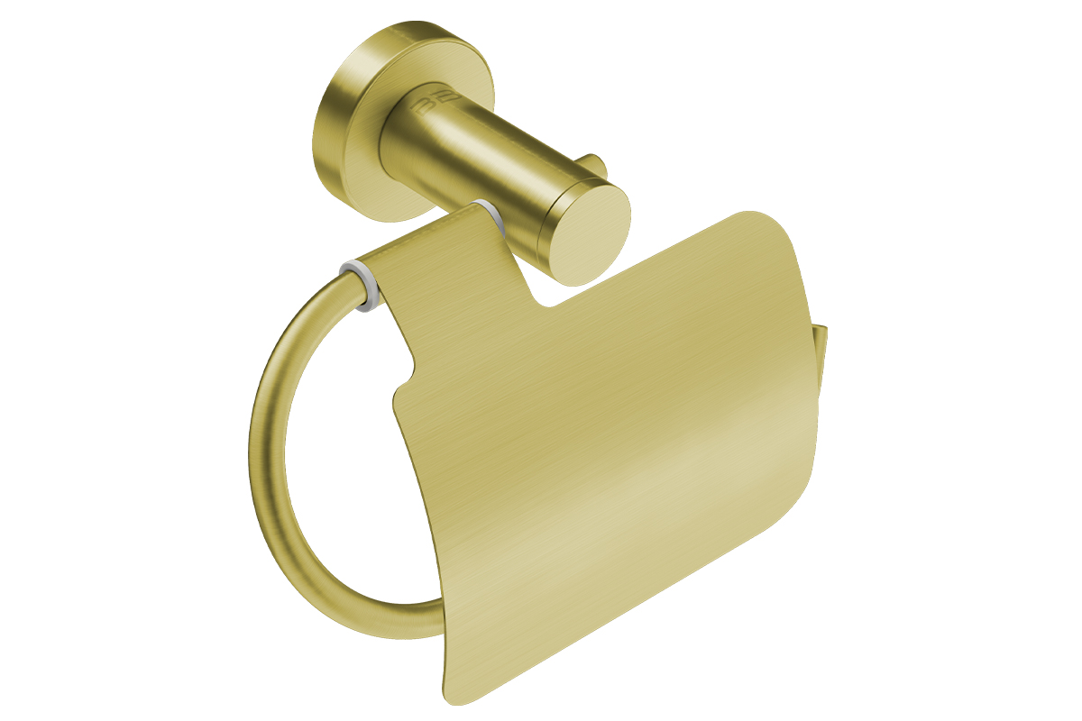 Toilet Paper Holder with Flap 4603– Champagne Gold - Bathroom Butler bathroom accessories