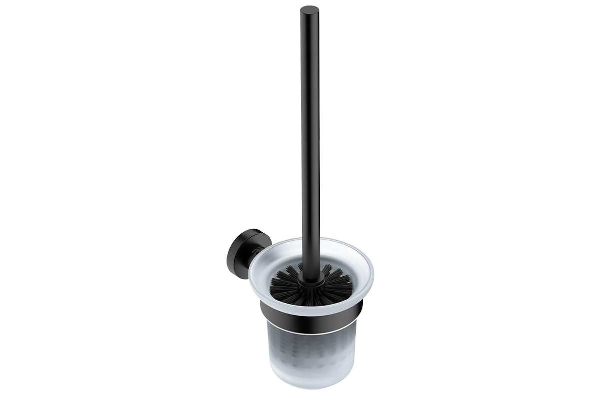 Toilet Brush and Holder 4838 – Matte Black - Bathroom Butler bathroom accessories