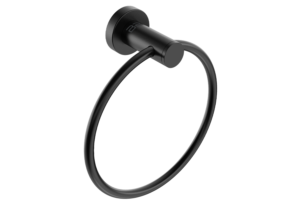 Towel Ring 4640 – Matte Black - Bathroom Butler bathroom accessories
