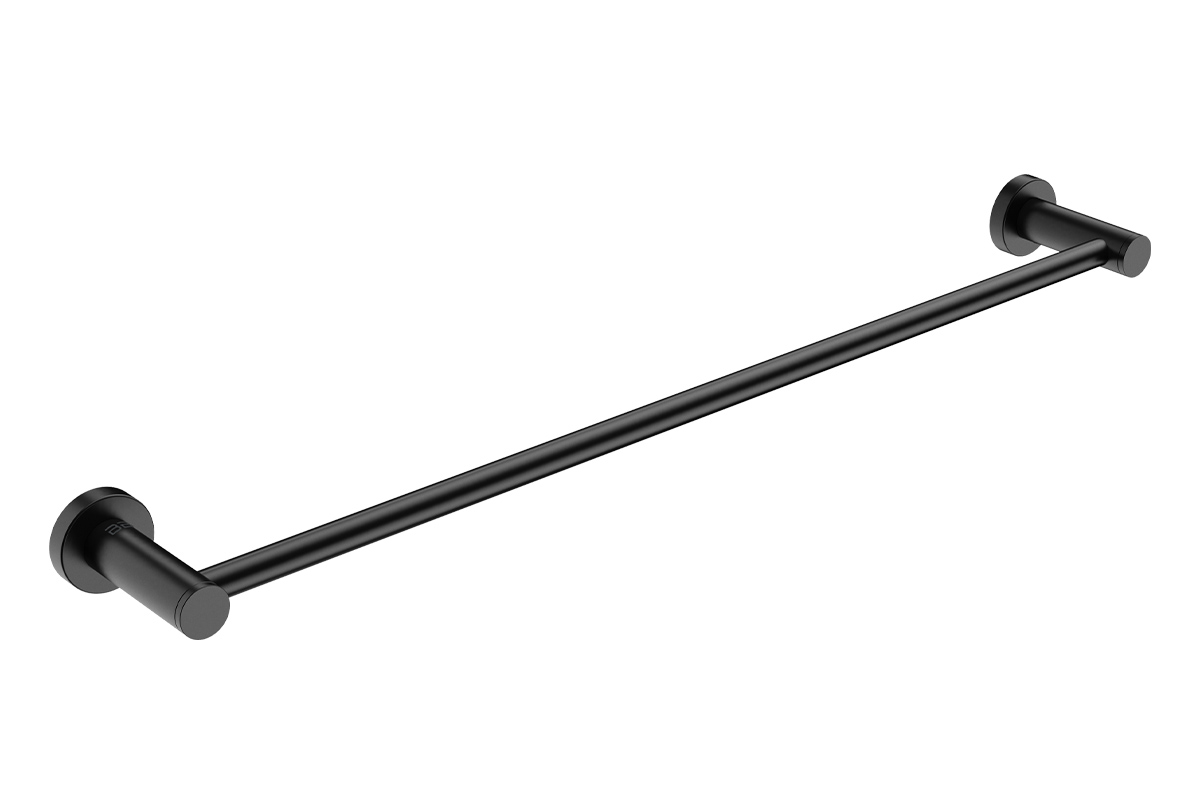 Single Towel Bar 650mm/25inch 4672 - Matte Black - Bathroom Butler bathroom accessories