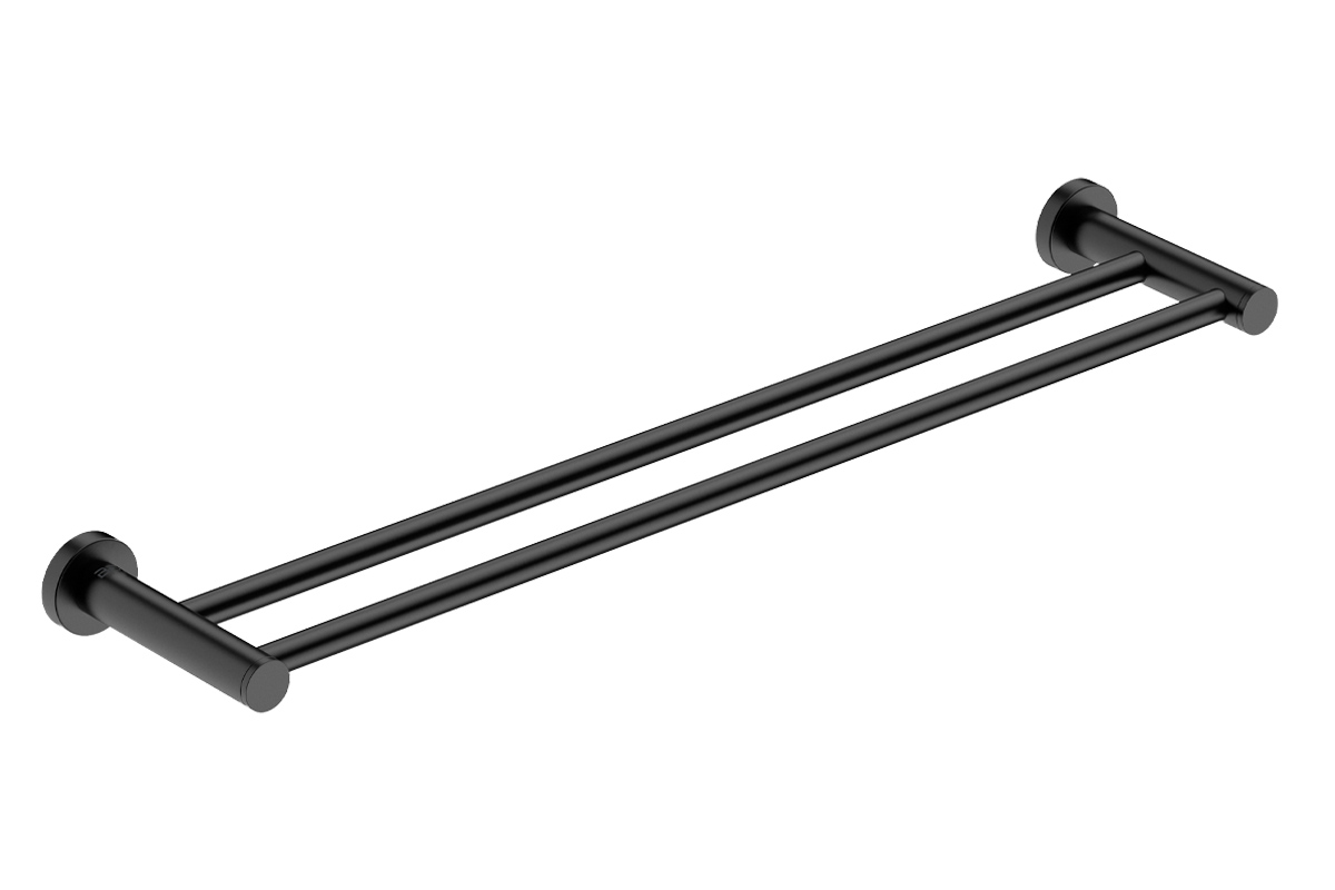 Double Towel Bar 650mm/25inch 4682 - Matte Black- Bathroom Butler bathroom accessories