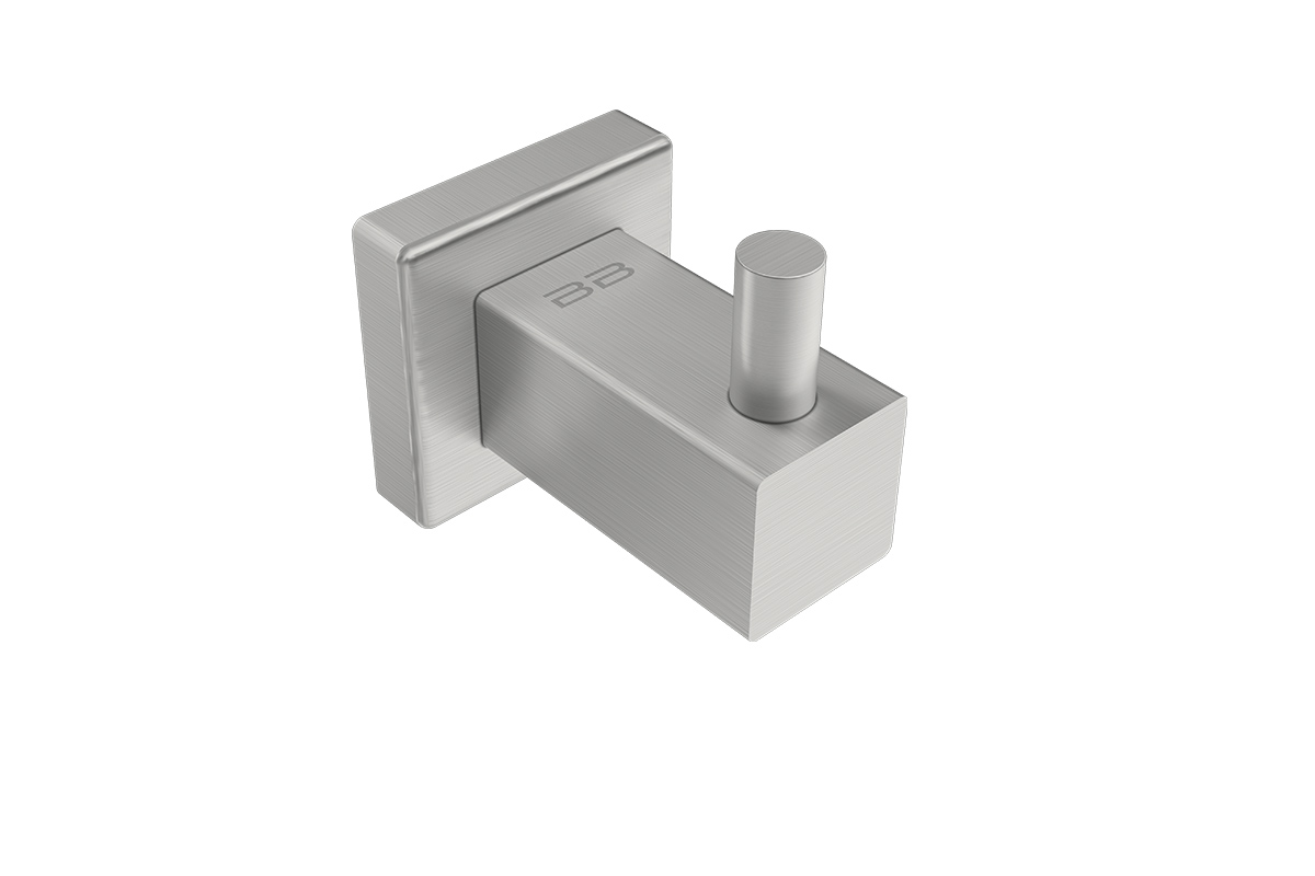 Single Robe Hook 8510 - Brushed Stainless Steel - Bathroom Butler bathroom accessories