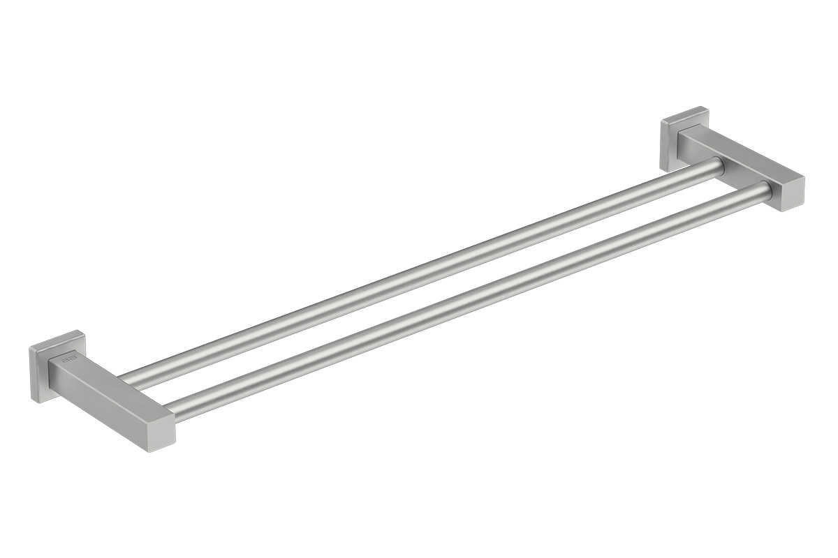 Double Towel Bar 650mm/25inch 8582 - Brushed Stainless Steel - Bathroom Butler bathroom accessories