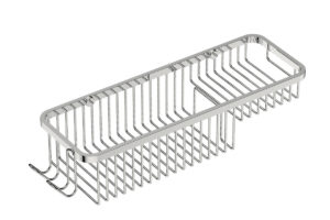 Shower and Soap Basket Combo 9122 – Polished Stainless Steel - Bathroom Butler bathroom accessories