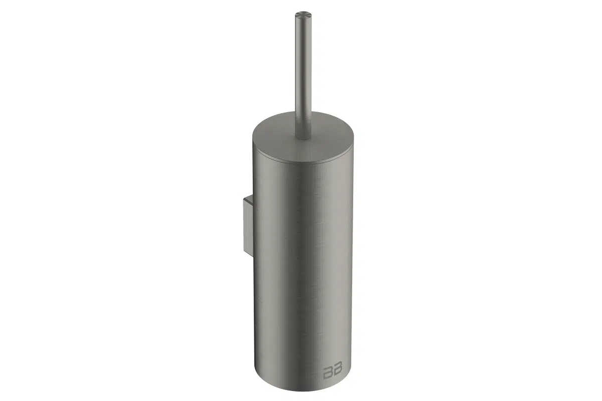 Toilet Brush and Holder Wall Mounted 9135 – Brushed Graphite - Bathroom Butler bathroom accessories