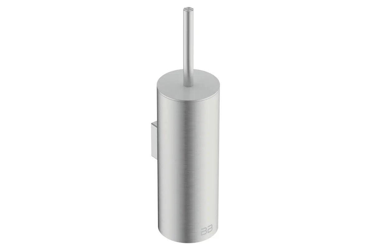 Toilet Brush and Holder Wall Mounted 9135 – Brushed Stainless Steel - Bathroom Butler bathroom accessories