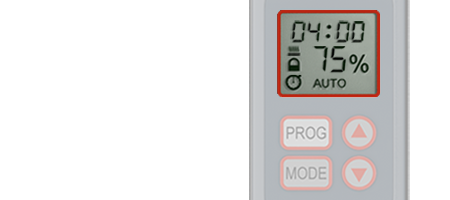 Screen display of the TDC Timer for QUICK RUN mode