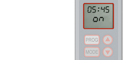 Screen display of the TDC Timer for cancelling a program