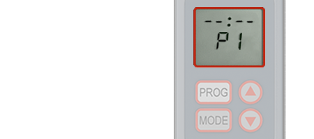 Screen display of the TDC Timer for creating a program