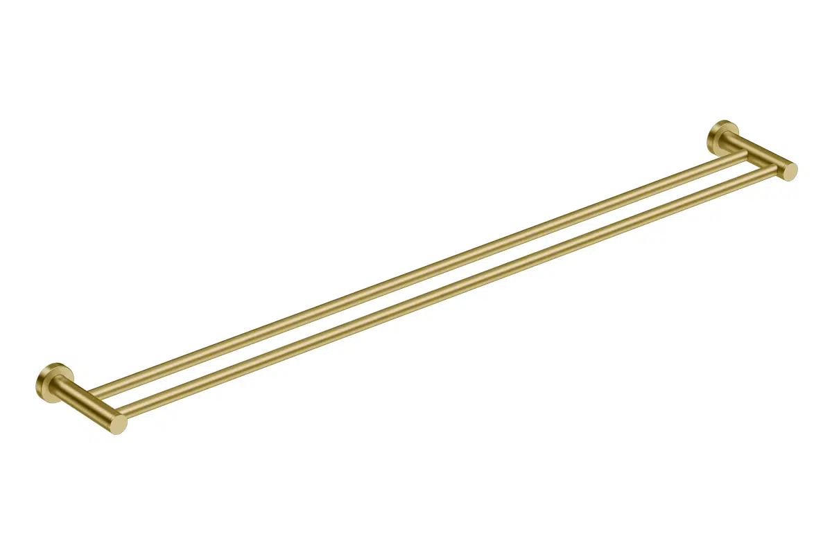 4688 Double Towel Bar 43inch 1100mm Brushed Champagne Gold